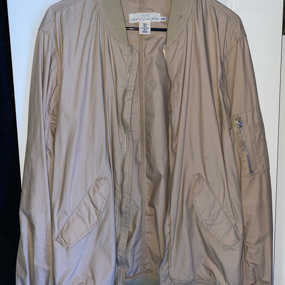 Men’s Tan H&M Bomber jacket
